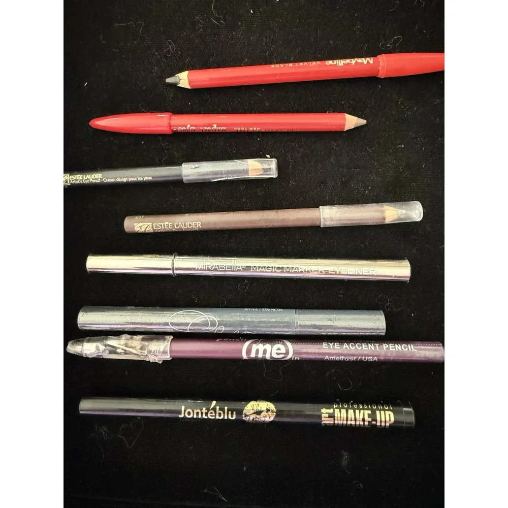 LOT OF 9 DIFFERENT COLOR EYE Liner‎ Misc Brands LIP LINER PENCIL 5262